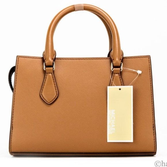 Michael Kors Tan Leather Satchel - Picture 3 of 10